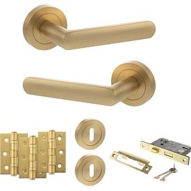 STATUS Carolina Door Handle Pack (3 Lever Lock Set) alternative