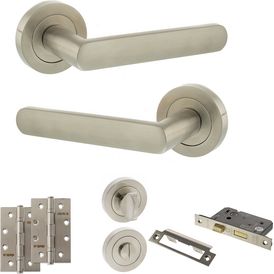 STATUS Carolina Door Handle Pack (Bathroom Set)