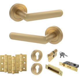 STATUS Carolina Door Handle Pack (Euro Lock Set) alternative