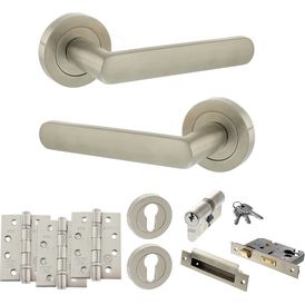 STATUS Carolina Door Handle Pack (Euro Lock Set)