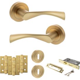 STATUS Colorado Door Handle Pack (3 Lever Lock Set) alternative