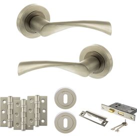 STATUS Colorado Door Handle Pack (3 Lever Lock Set)