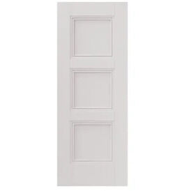 JB Kind Catton 3 Panel White Primed Internal Door