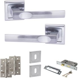 STATUS Kansas Door Handle Pack (3 Lever Lock Set) alternative