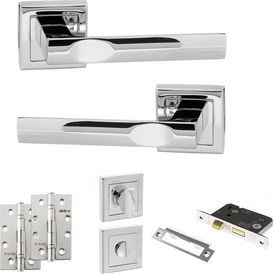 STATUS Kansas Door Handle Pack (Bathroom Set)
