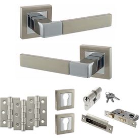 STATUS Montana Door Handle Pack (Euro Lock Set)