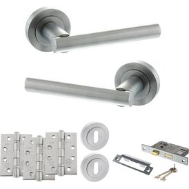 STATUS Nebraska Door Handle Pack (3 Lever Lock Set)