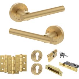 STATUS Nebraska Door Handle Pack (Euro Lock Set) alternative