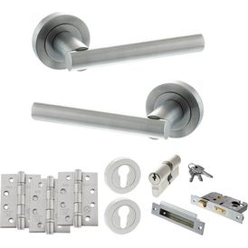 STATUS Nebraska Door Handle Pack (Euro Lock Set)