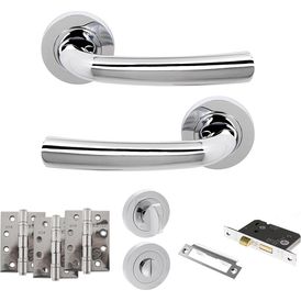 STATUS Nevada Door Handle Pack (Bathroom Set)