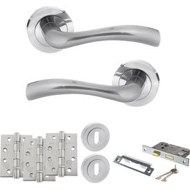 STATUS Texas Door Handle Pack (3 Lever Lock Set)