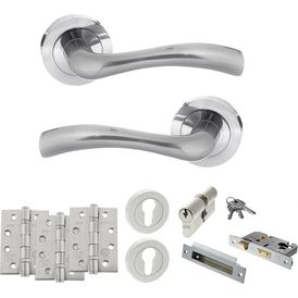 STATUS Texas Door Handle Pack (Euro Lock Set)