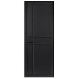 JB Kind City Art Deco Style Black Internal Door