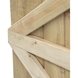 Rowlinson Garden Products - Featheredge Arch Top Wooden Gate alternative