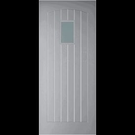 Thermawood Devon Grey Primed - External Thermal Rated Door