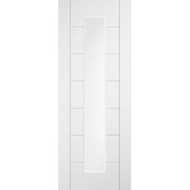 Door Giant Ladder 7 Panel White Long Light Glazed Internal Door