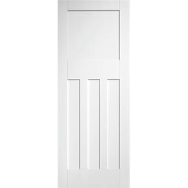 Door Giant Edwardian 4 Panel Shaker White Primed FD30 Fire Door