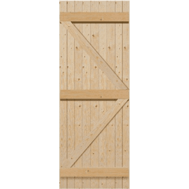Mendes Redwood Ledged &amp; Braced External Boarded Door