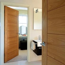 JB Kind Palomino Unfinished Oak Internal Door alternative