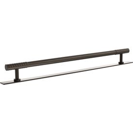Millhouse Brass Chrysler Diamond T-Bar Cabinet Pull Handle on Backplate alternative