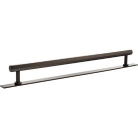 Millhouse Brass Pennington Hexagonal T-Bar Cabinet Pull Handle on Backplate alternative