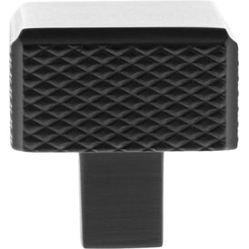 Millhouse Brass Eiffel Knurled Square Cabinet Knob Handle alternative