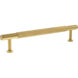 Millhouse Brass Eiffel Knurled T-Bar Cabinet Pull Handle