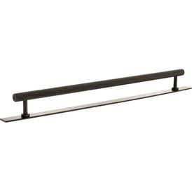 Millhouse Brass Paddington Spiral T-Bar Cabinet Pull Handle on Backplate alternative