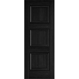 JB Kind Kedleston Black 3 Panel Laminate Internal Fire Door