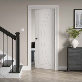JB Sicily White Primed Internal Fire Door alternative