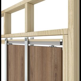 Runners Sliding Systems Valto Double Pocket Door System with Soft Close alternative