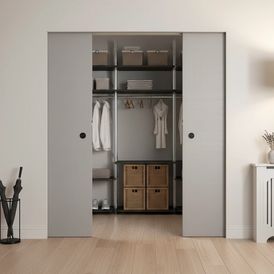 Runners Sliding Systems Valto Double Pocket Door System with Soft Close