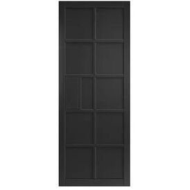 JB Kind Plaza Industrial-Style Black Internal Door