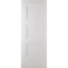 LPD Amsterdam 3 Panel White Primed Internal Door