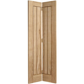 LPD Oak Mexicano Bi-Fold Door Unfinished
