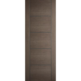 LPD Vancouver 5 Panel Ladder-Style Chocolate Grey Pre-Finished Internal Door