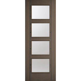 LPD Vancouver 4 Light Chocolate Grey Glazed Internal Door