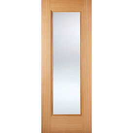 LPD Eindhoven Pre-Finished Oak 1 Light Glazed Internal Door
