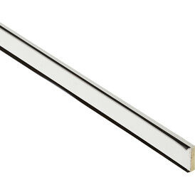 White Bladed Dual Seal Intumescent Fire Door - 2100 x 20mm