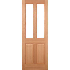LPD Malton Unglazed Unfinished Natural Hardwood Dowelled Front Door