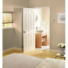 LPD Mayfair Traditional 4 Panel White Primed Internal Door alternative