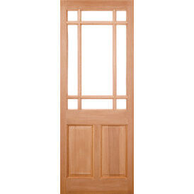 LPD Warwick Unfinished Hardwood Unglazed M&T Front Door