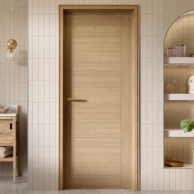 LPD Carini Pre-Finished Oak 7 Panel Internal FD30 Fire Door alternative