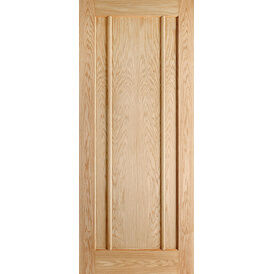 LPD Lincoln Traditional 3 Panel Unfinished Oak FD30 Internal Fire Door