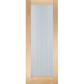 LPD Unfinished Oak Mexicano Pattern 10 Glazed Internal Door