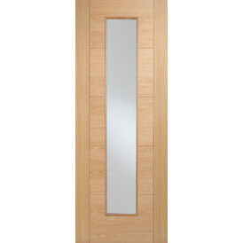 LPD Vancouver Oak 1 Long Light Glazed Internal Door