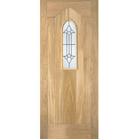 LPD Westminster Unfinished Oak Glazed Front Door