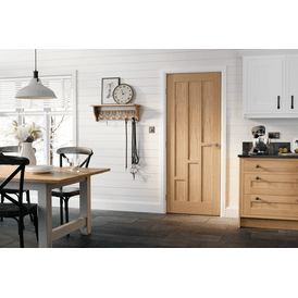 LPD Coventry 6 Panel Pre-Finished Oak Internal Door alternative