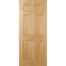 LPD Regency Oak 6 Panel Pre-Finished FD30 Internal Fire Door