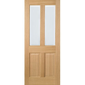 LPD Richmond Pre-Finished Oak 2 Light Glazed Internal Door